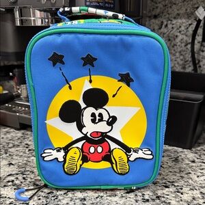 Disney Mickey Mouse Blue and Yellow Lunch Bag